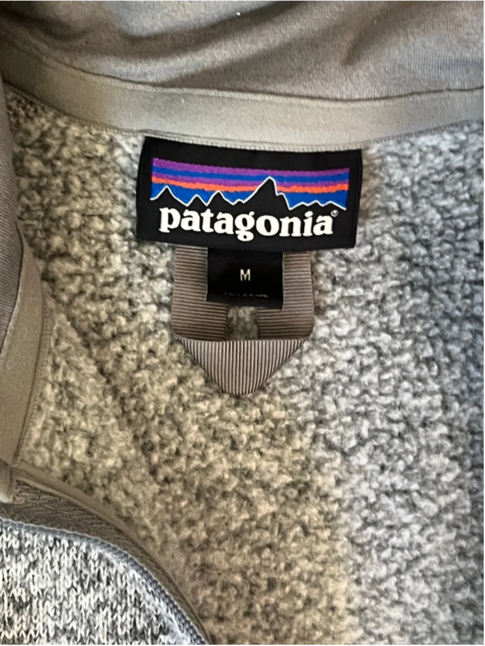 Women's Patagonia Gray Quarter-Zip Sweater M